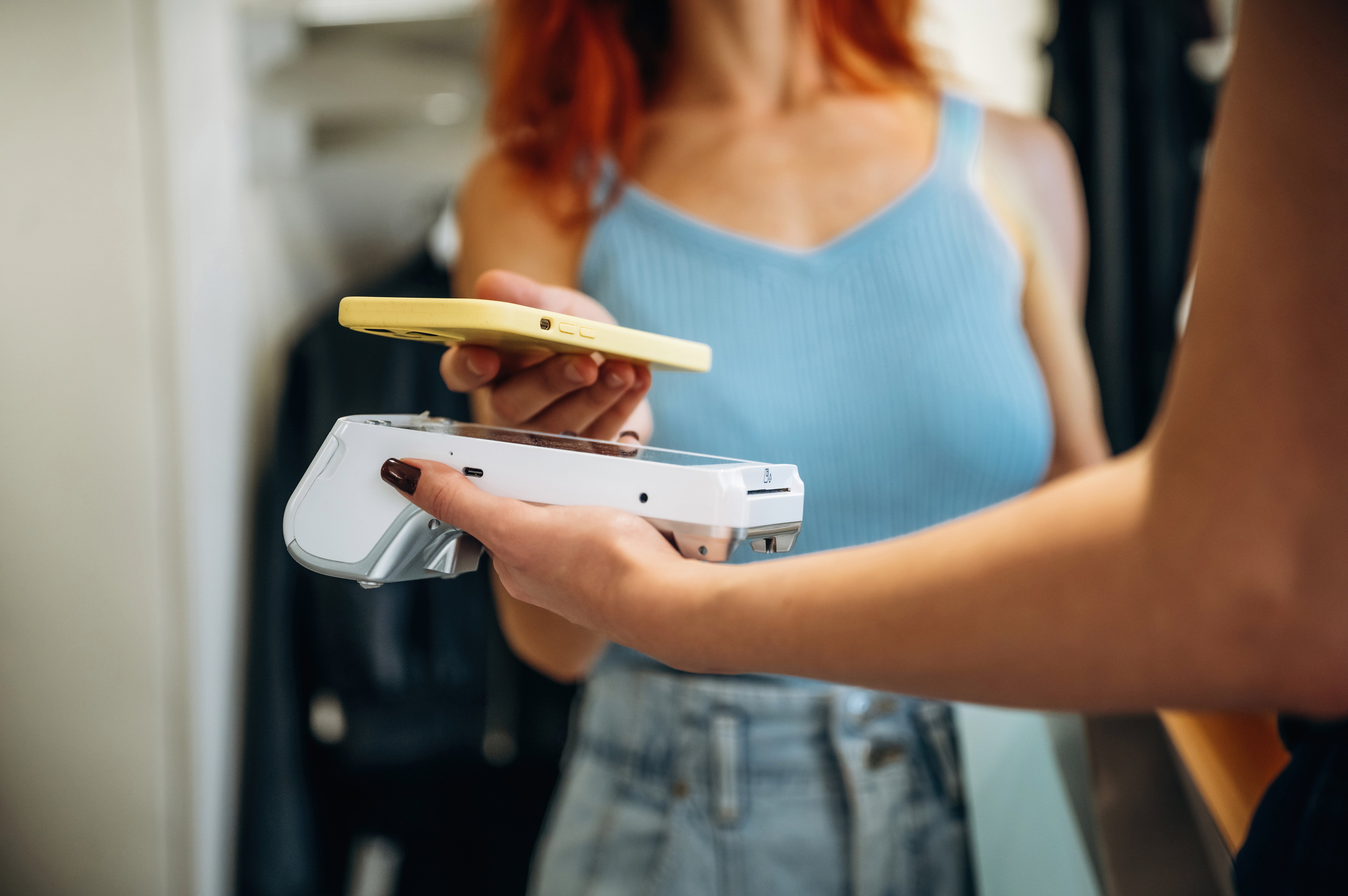 Paying with smartphone